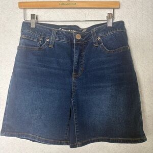 Seven 7 Dark Wash Denim Shorts Size 6